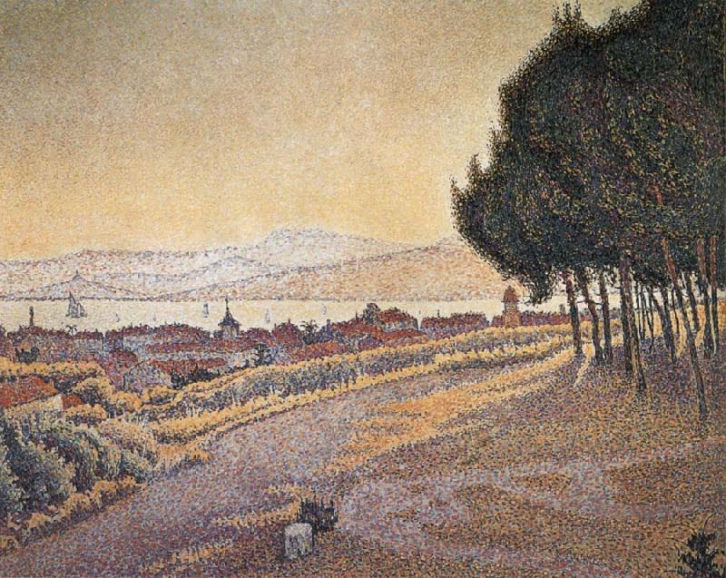 Paul Signac City Sunset oil painting image